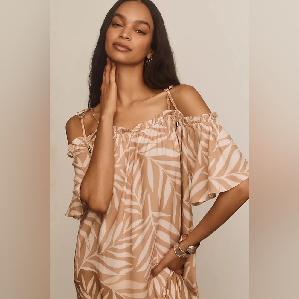 Conditions Apply Printed Tie-Strap Kaftan - One Size - Picture 2 of 9